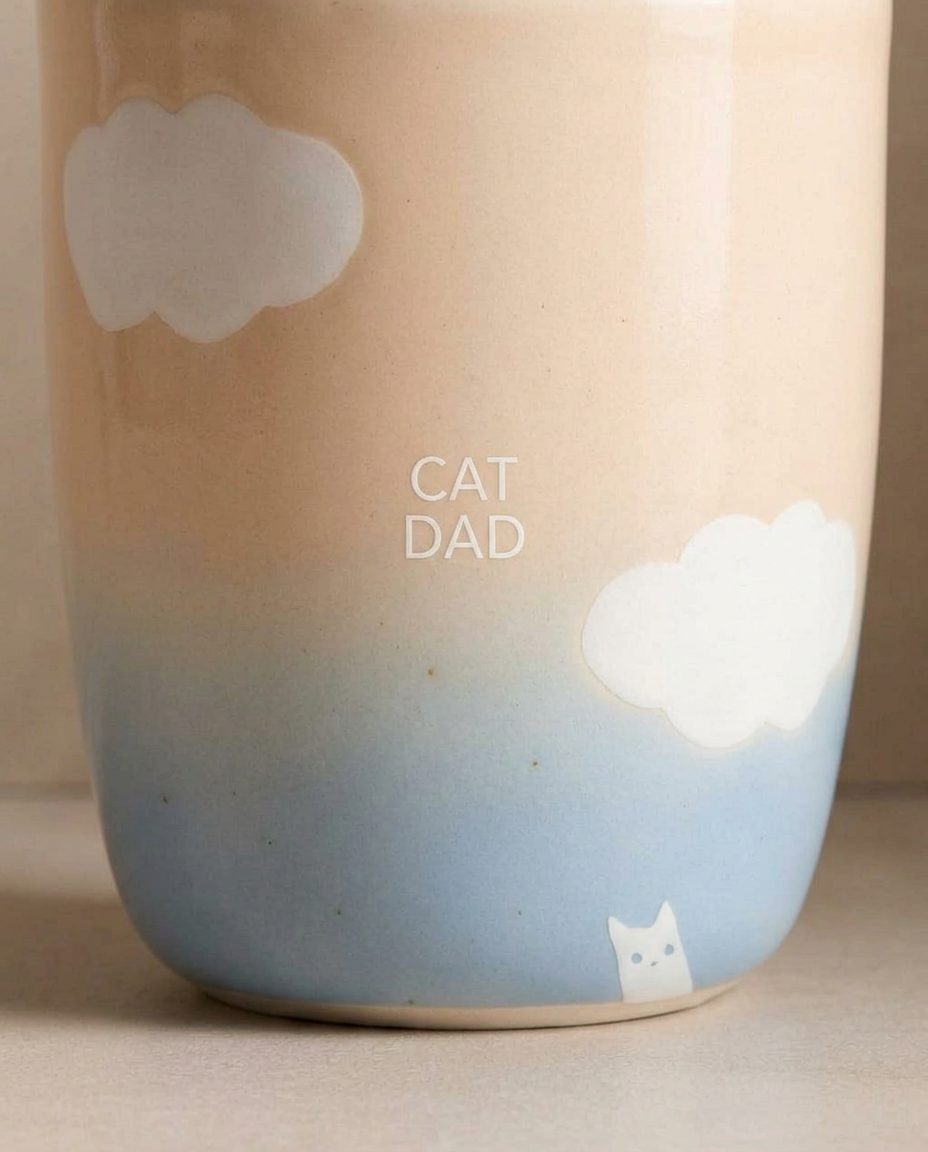 Cloud Peach Sky Tasse moyenne 220 ml Pet Collection