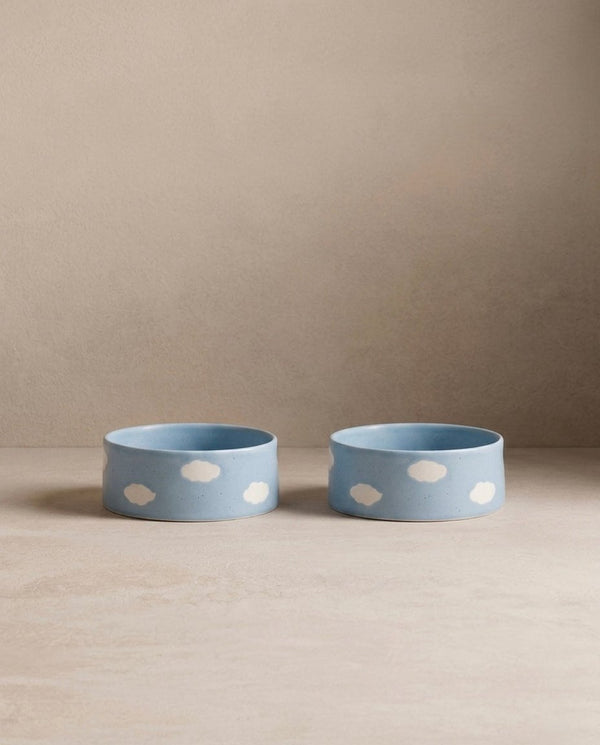 Cloud Pet Bowl 16.5cm 2-Piece Set