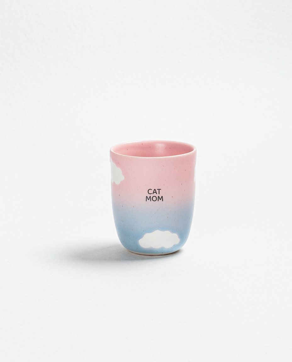 Cloud Sunset Tasse moyenne 220 ml Chat Maman