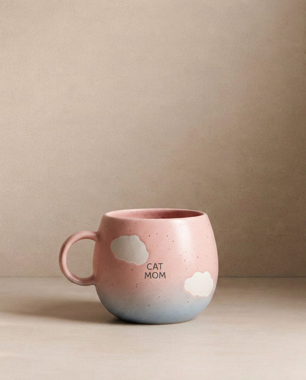 Cloud Sunset Mug 500ml Cat Mom