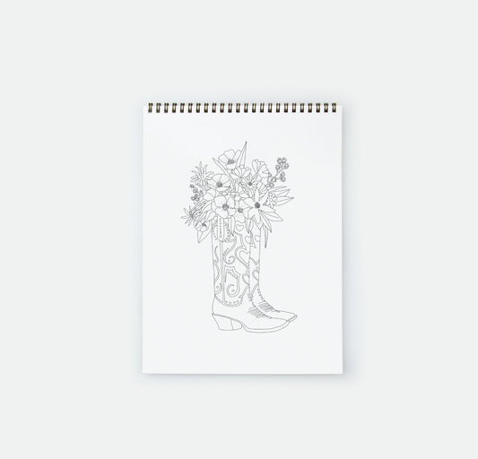 Coloring book Exotic Bathtub