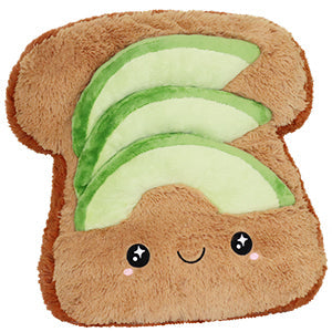 Peluche Comfort Food Squishable – Toast à l’Avocat