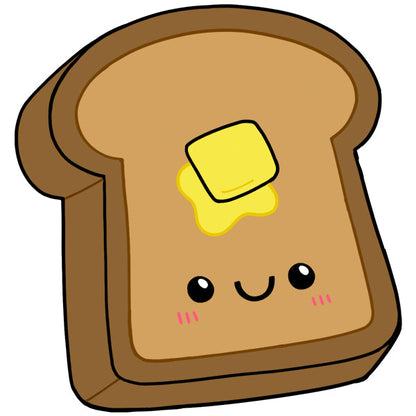 Peluche Comfort Food Squishable – Toast Beurré
