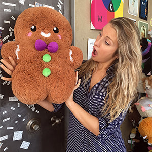 Peluche Comfort Food Squishable – Bonhomme en Pain d’Épices