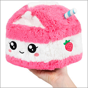 Peluche Mini Comfort Food – Lait à la Fraise