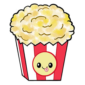 Peluche Comfort Food Squishable – Pop-Corn