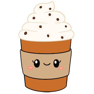 Peluche Comfort Food Squishable – Latte Pumpkin Spice