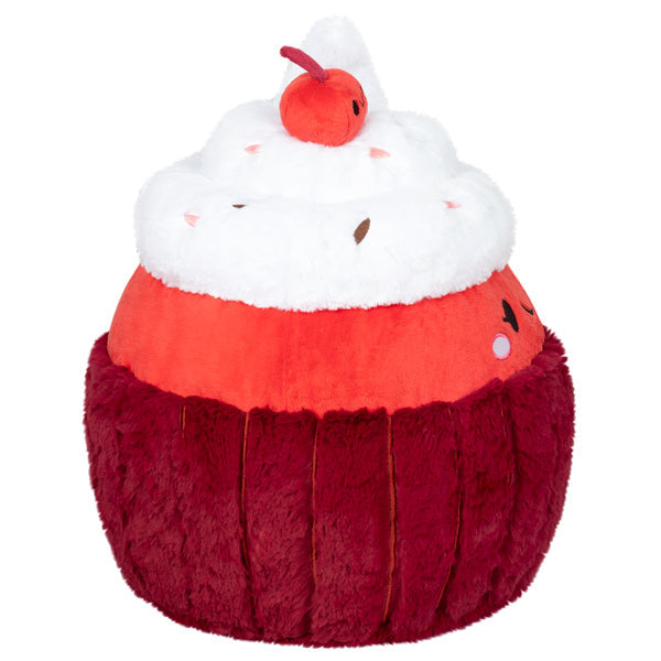 Peluche Comfort Food Squishable – Cupcake Red Velvet