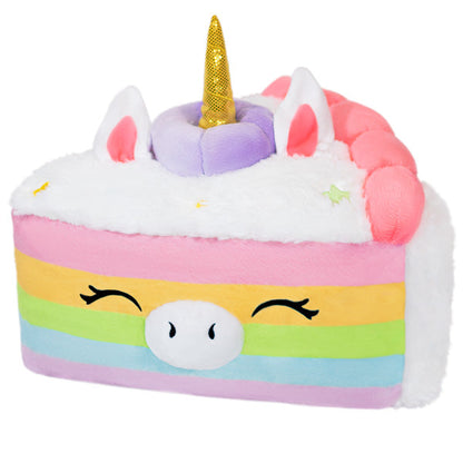 Peluche Comfort Food Squishable – Gâteau Licorne