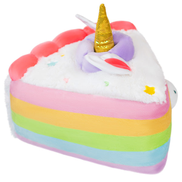 Peluche Comfort Food Squishable – Gâteau Licorne