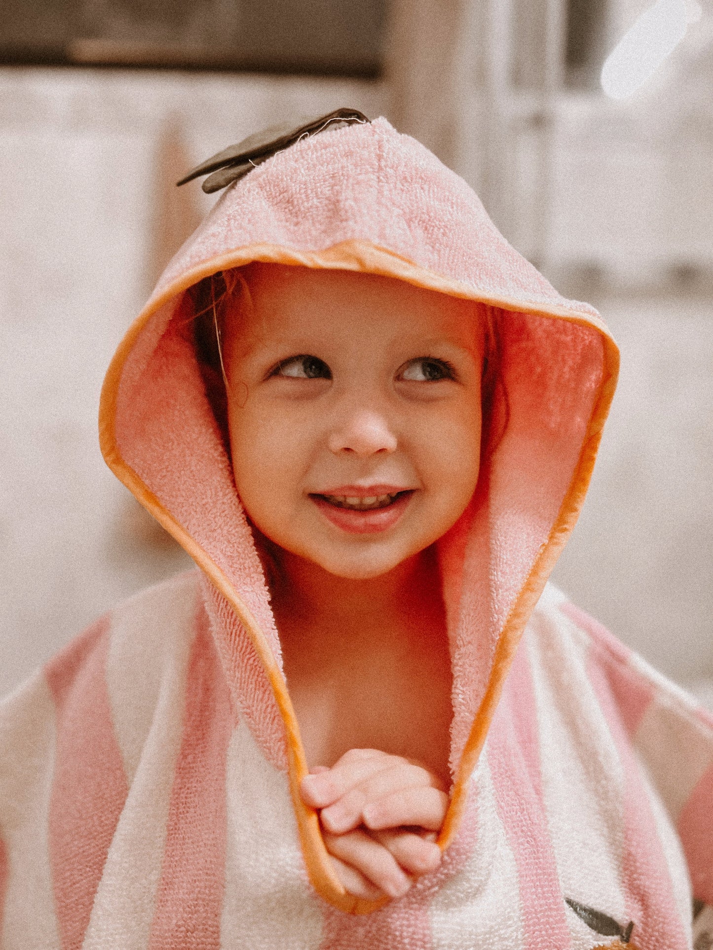 Mandy Mandarin Hooded Poncho