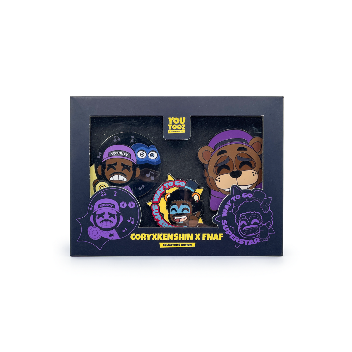 CoryxKenshin x FNAF Pin Set