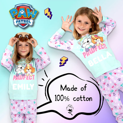 Paw Patrol Personalised Pyjamas - Skye & Everest