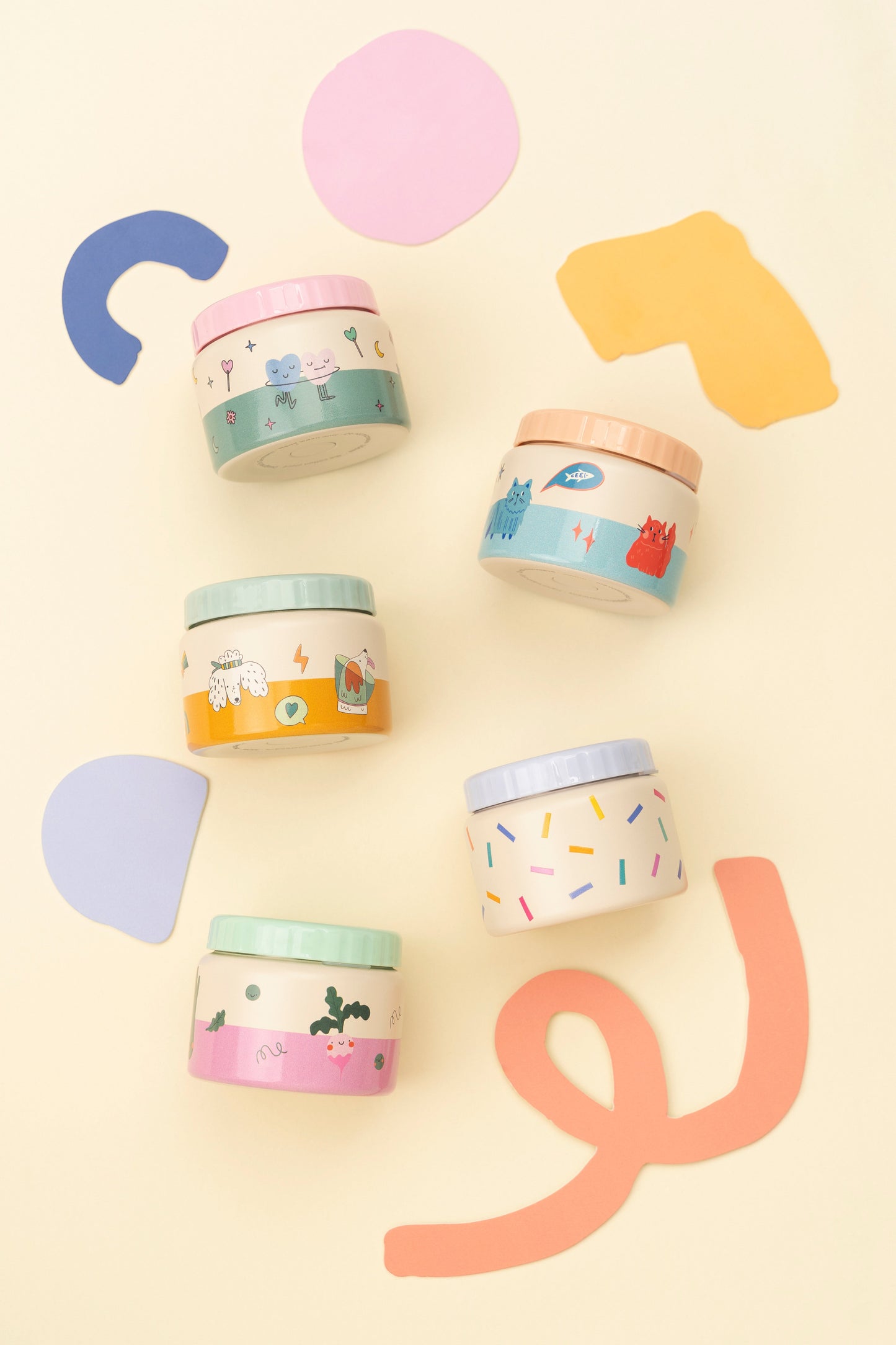 MEOWTIFUL CATS 350ml Stainless Steel Insulated Food Jar