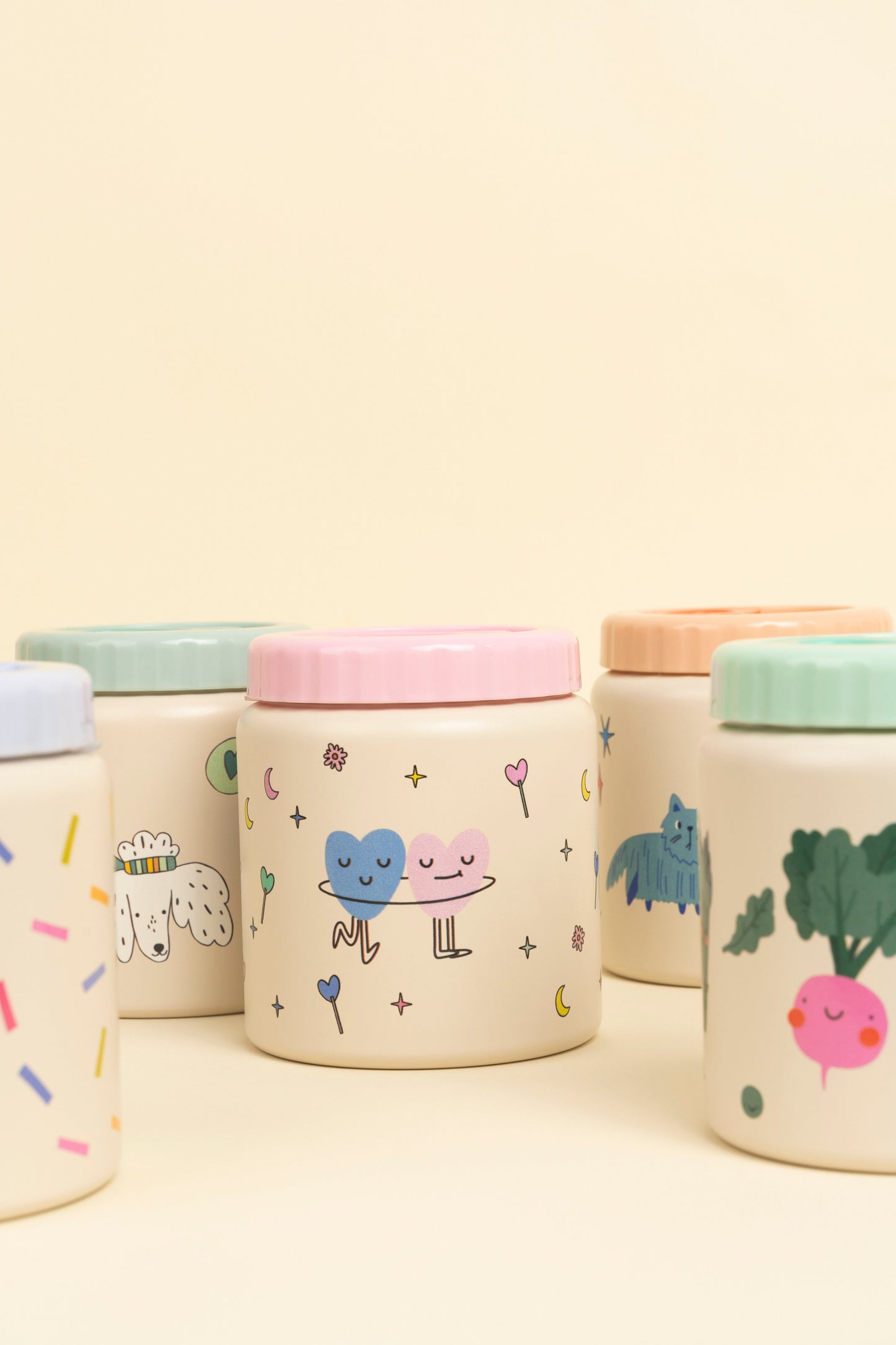 VEGGIE PALS 350ml Stainless Steel Insulated Food Container