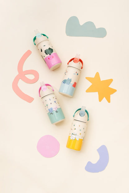 Trinkflasche aus Edelstahl Dancing Hearts