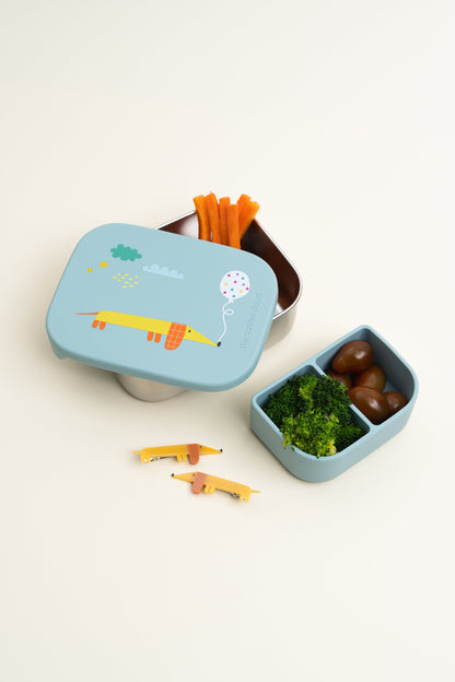 Confetti Stainless Steel Lunch Box with Removable Compartments