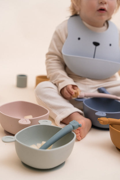 Lili the Bear Iceberg Silicone Learning Bowl