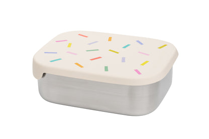 Confetti Stainless Steel Lunch Box with Removable Compartments