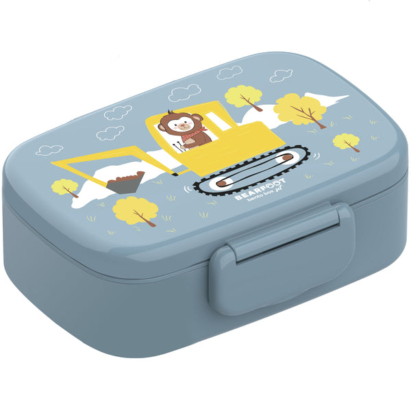 Kids Lunch Box with Compartments, Lightweight & Leak-Proof - Excavator
