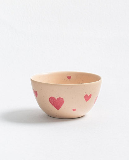 Cozy Hearts Bol en grès 16