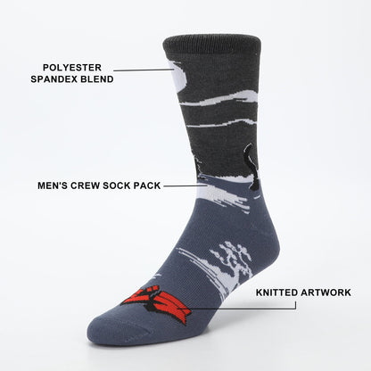 Chaussettes homme Godzilla King of the Monsters - lot de 5 paires
