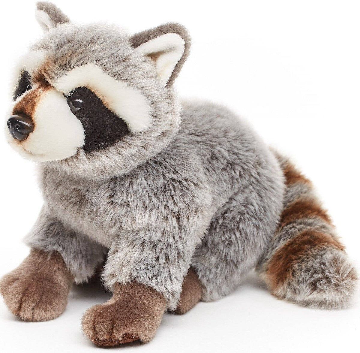 Peluche raton laveur assis