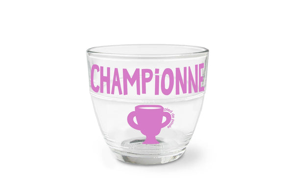 Verre Duralex Championne