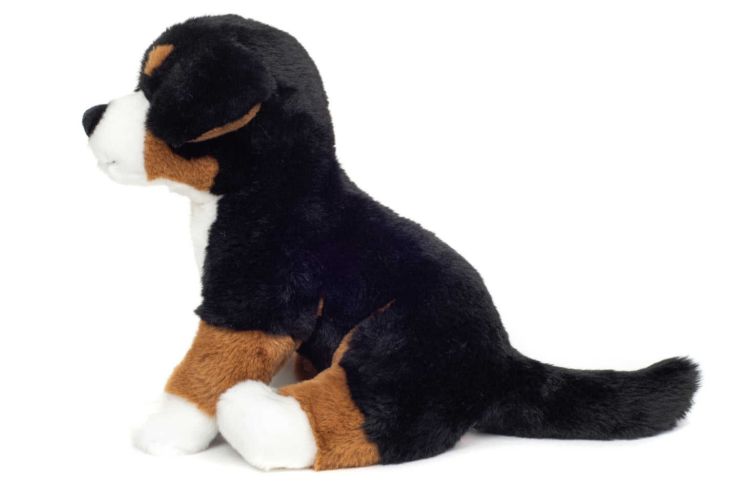 Sitting Bernese Mountain Dog Plush Toy