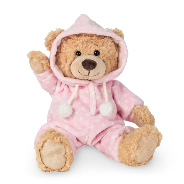 Peluche Ours en Pyjama Rose - Teddy Hermann
