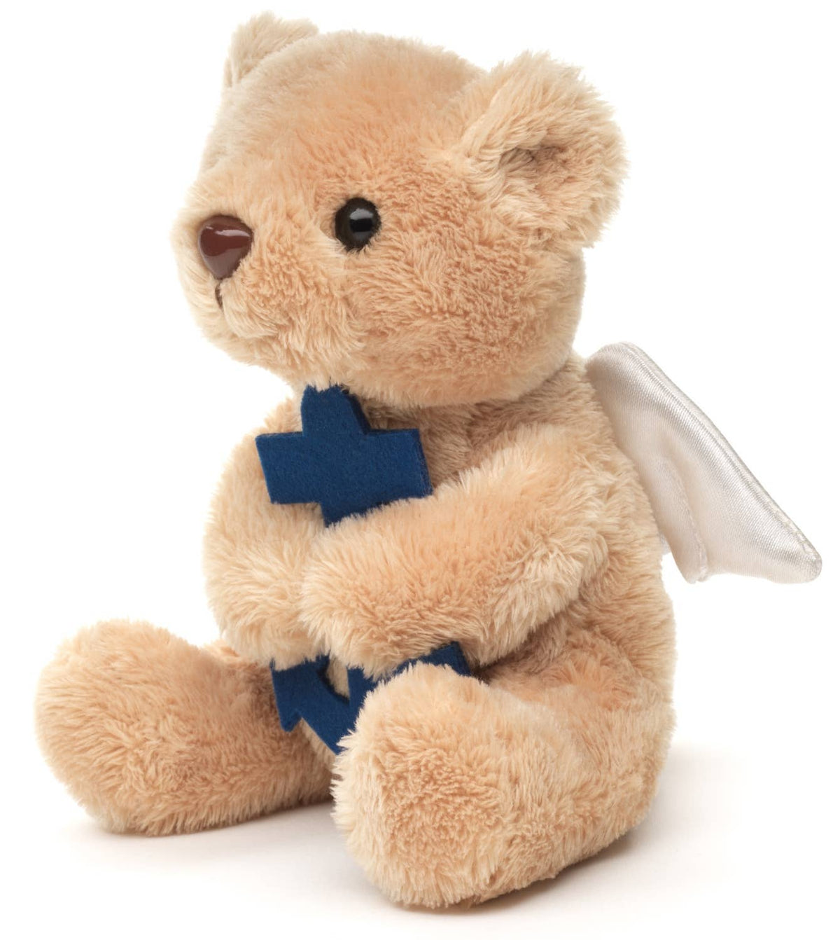 Peluche ourson ange gardien avec ancre bleue