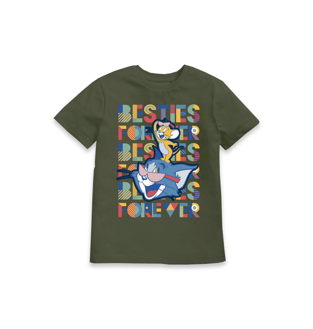 T-shirt enfant Tom et Jerry Besties Forever