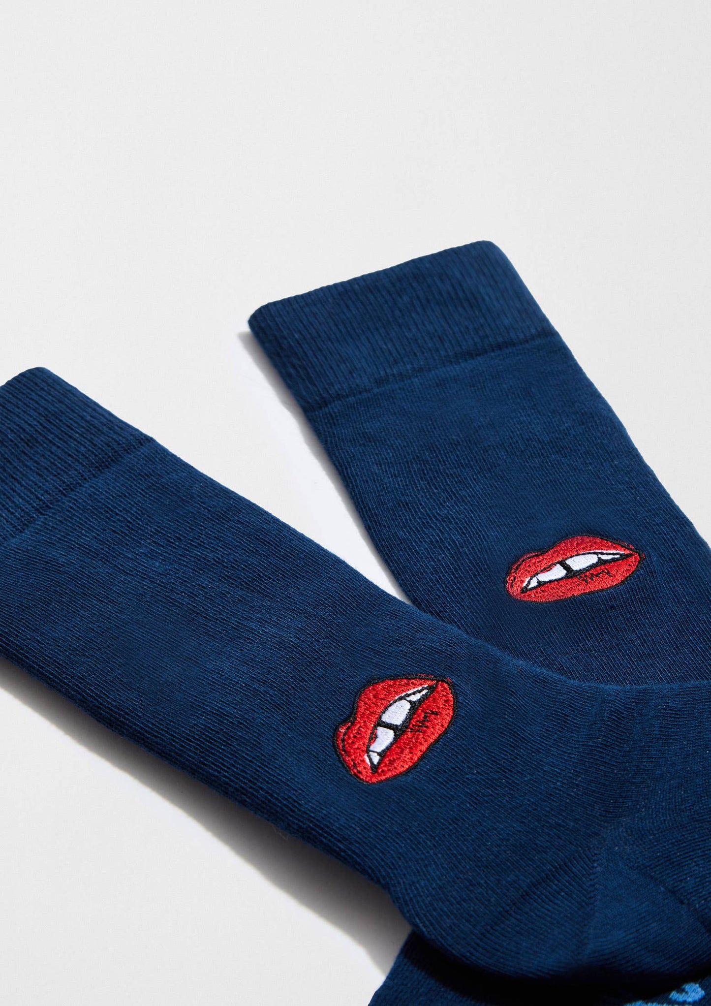 BeLips Embroidery - 100% Organic Cotton Socks