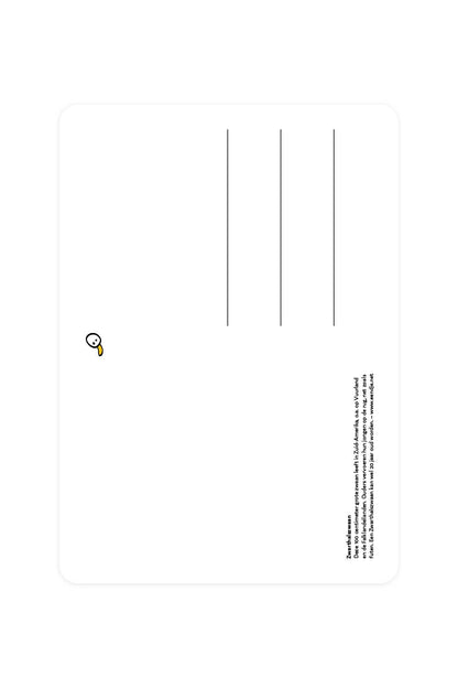 Carte postale avec Zwarthalszwaan