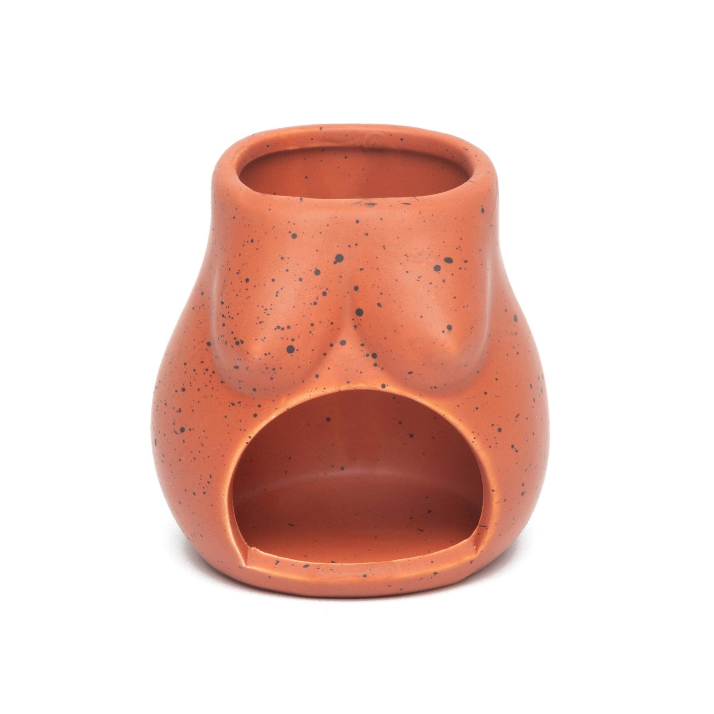 Bougeoir D'ouverture en Terracotta Tits Peint à la Main Helio Ferretti Vue 1