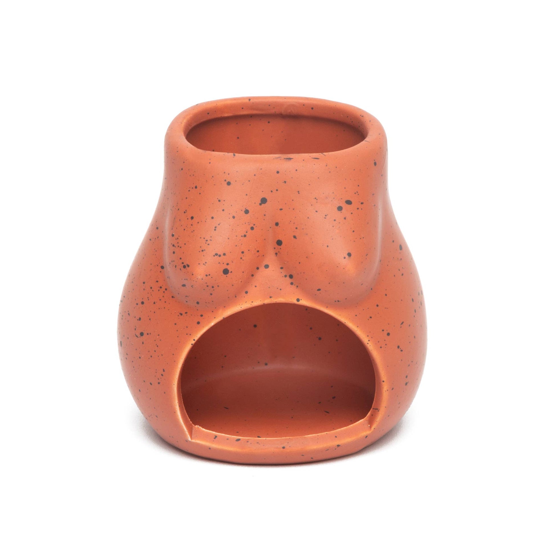 Bougeoir D'ouverture en Terracotta Tits Peint à la Main Helio Ferretti Vue 1