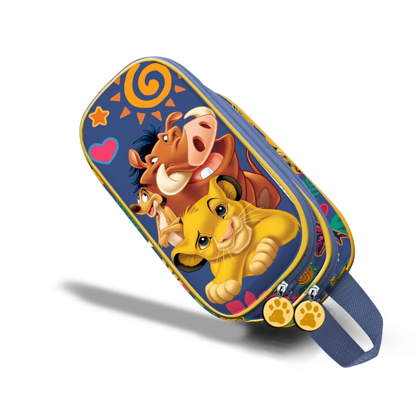 Disney Lion King Friends 3D Double Pencil Case