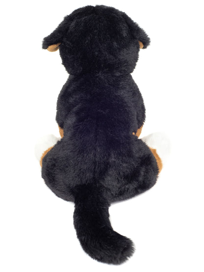 Sitting Bernese Mountain Dog Plush Toy