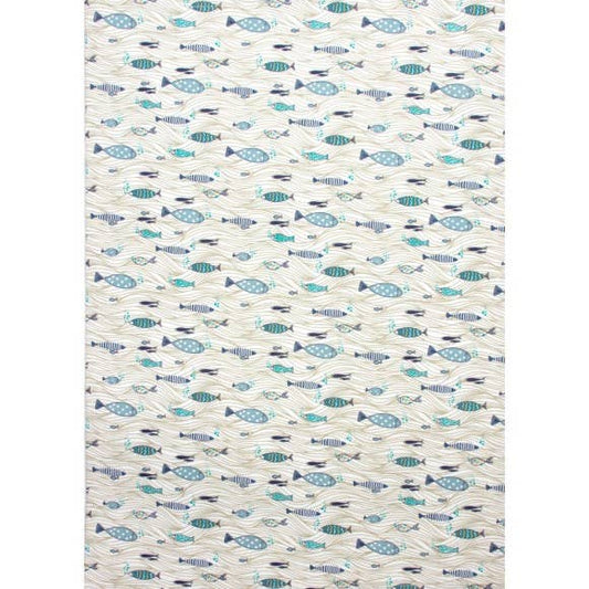 Torchon Shoaling Fish 71 x 51 cm