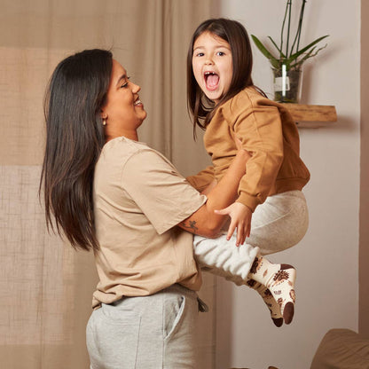 Durable and fun boys' cotton socks with hedgehog pattern