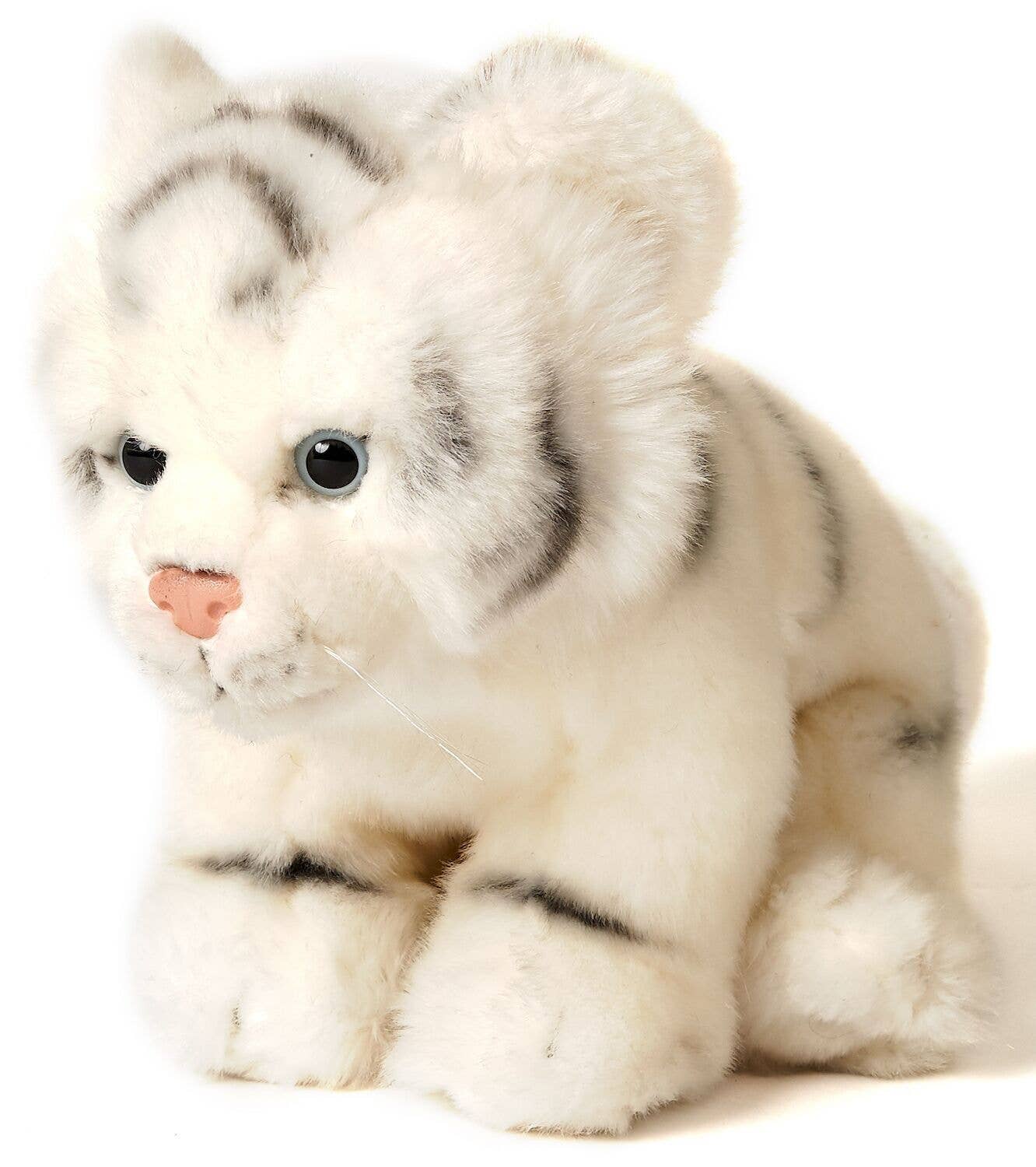 Peluche Tigre blanc, assis