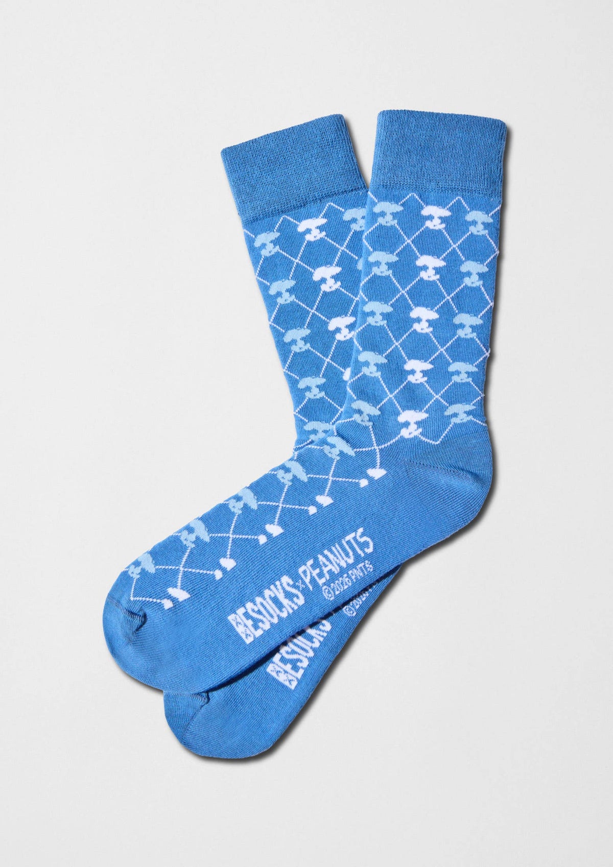 Motif BeSnoopy - Chaussettes 100 % coton biologique: Azul / 36/40