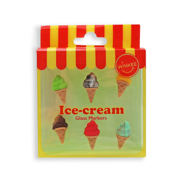 Segnabicchieri a forma di gelato