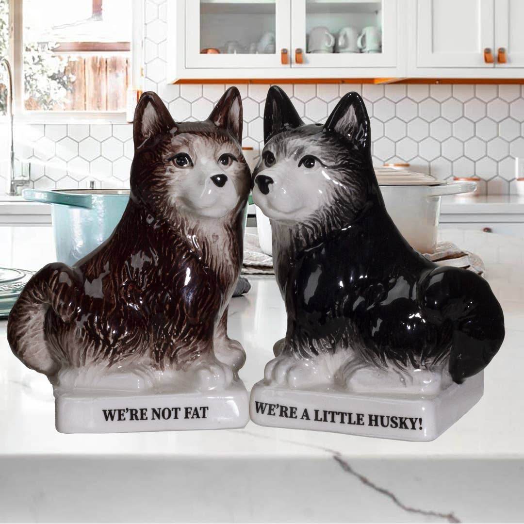 Salière et poivrière Huskies