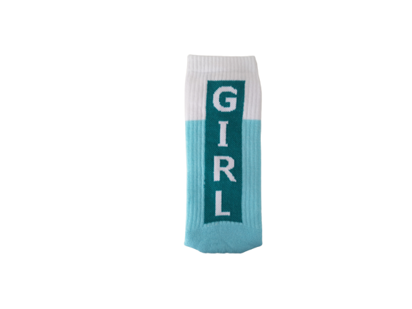 Chaussettes Girl Power - Bleu