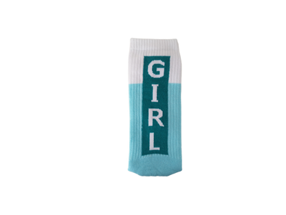 Chaussettes Girl Power - Bleu