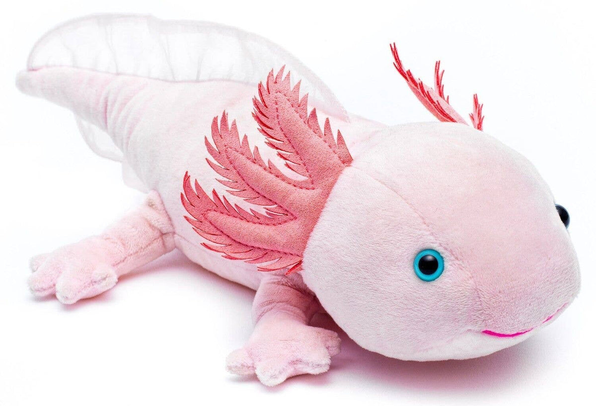 Peluche axolotl rose