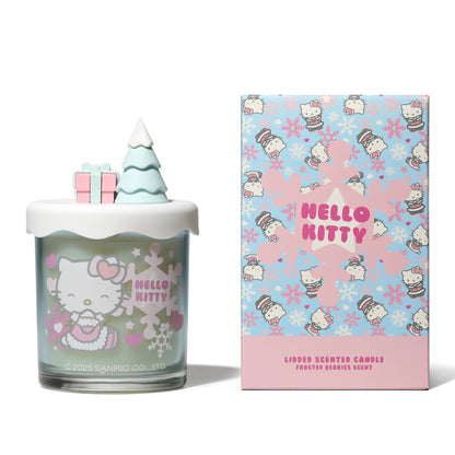 Hello Kitty Seasons scented candle, Frosted Berries, 3D lid