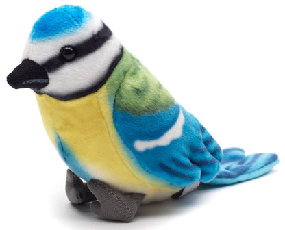 Blue tit - 10 cm (height) - soft toy/plush
