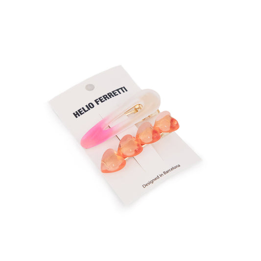 Lot de 2 Pinces Roses Helio Ferretti Vue 2